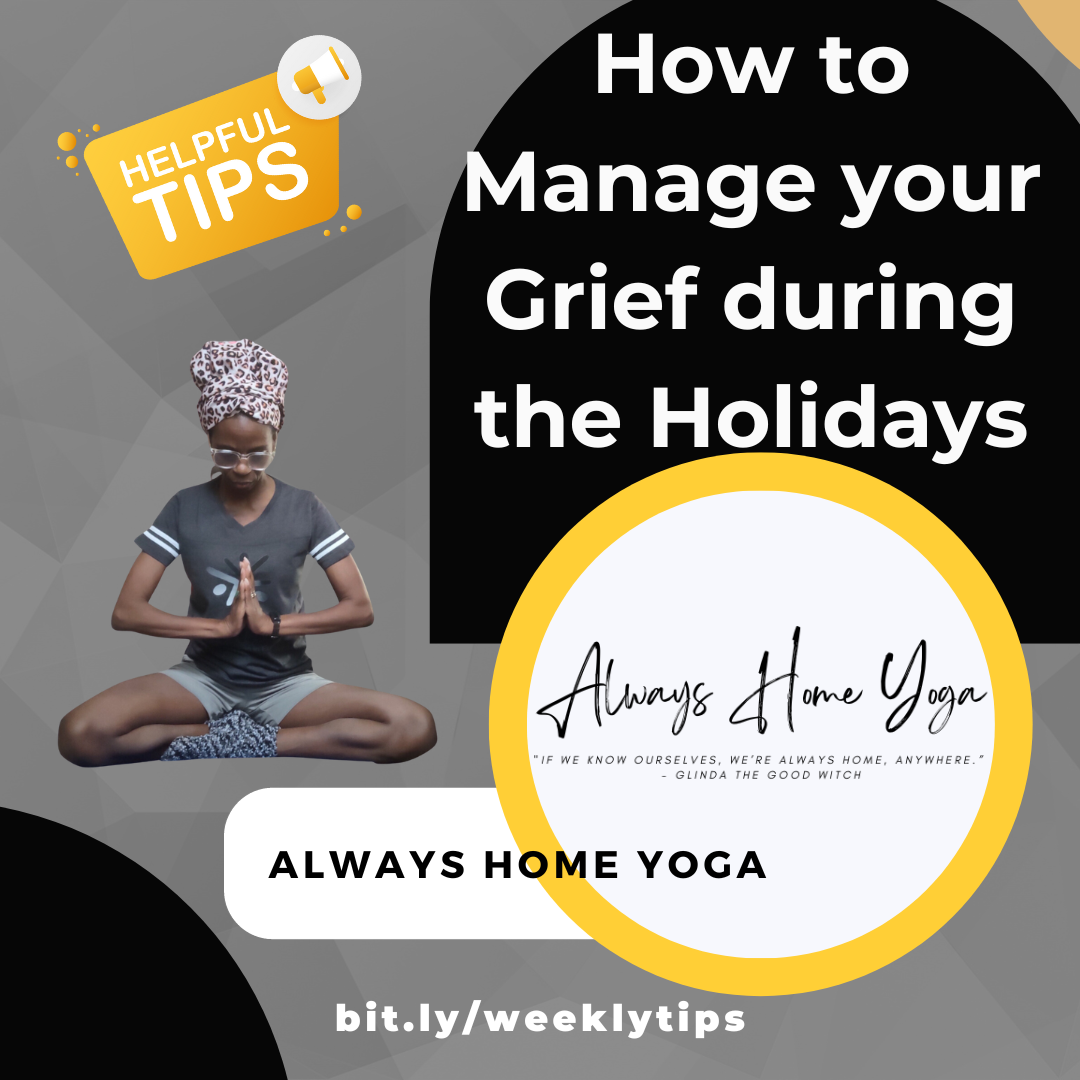 Tips for managing grief during the holidays